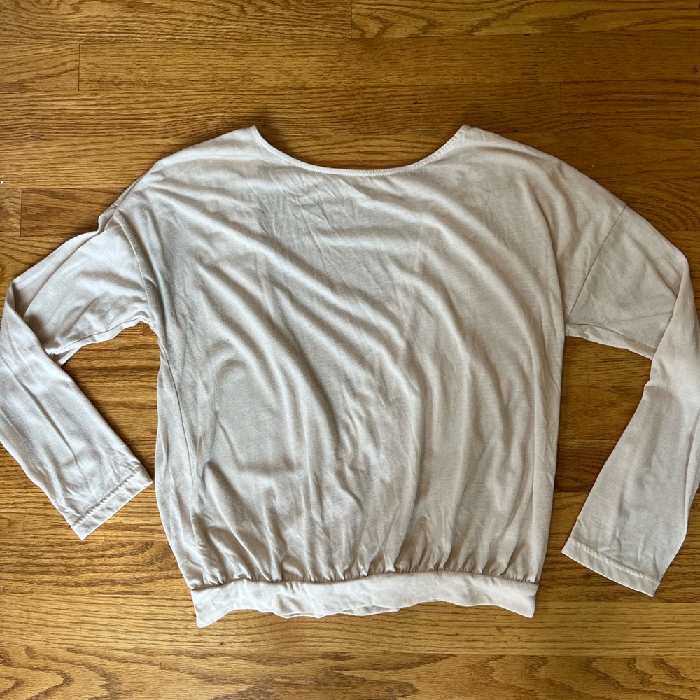 Backless scrunched crop top, medium